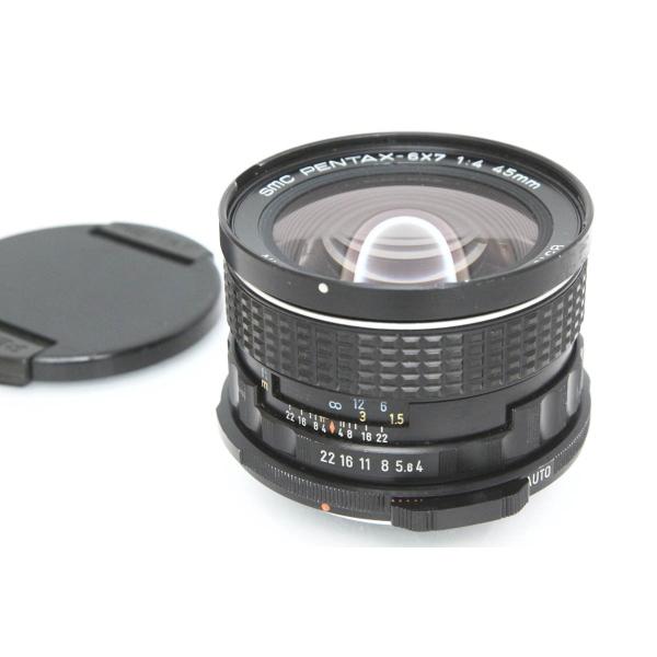 【全額返金保証】並品｜ペンタックス smc PENTAX-6X7 45mm F4 CA01-R432...