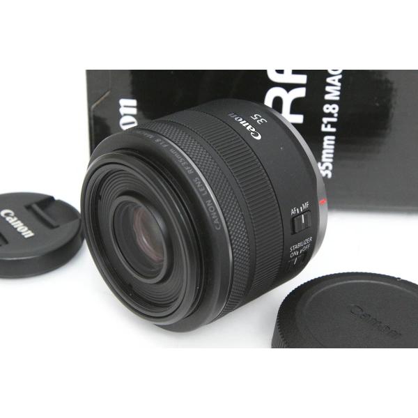 【全額返金保証】極美品｜キヤノン RF35mm F1.8 マクロ IS STM CA01-R4509...