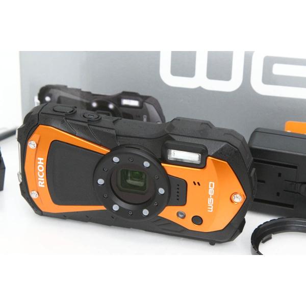 【全額返金保証】極美品｜リコー RICOH WG-80 [オレンジ] CA01-R4527-2S3