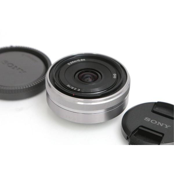 【全額返金保証】良品｜ソニー E16mm F2.8 SEL16F28 CA01-B5353-3W1A