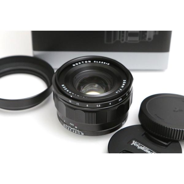 【全額返金保証】美品｜フォクトレンダー NOKTON classic 35mm F1.4 E-mou...
