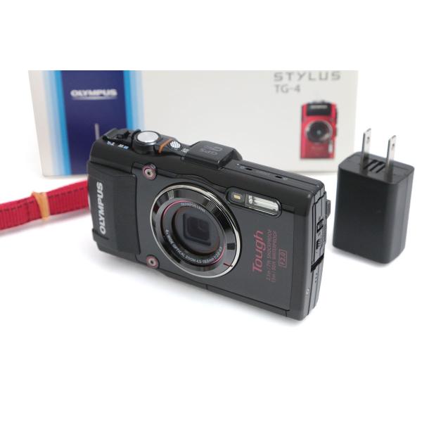 【全額返金保証】極美品｜オリンパス OLYMPUS STYLUS TG-4 Tough CA01-B...