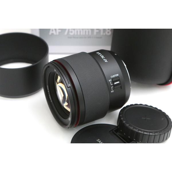 【全額返金保証】極美品｜サムヤン AF 75mm F1.8 X CA01-B5568-2K2