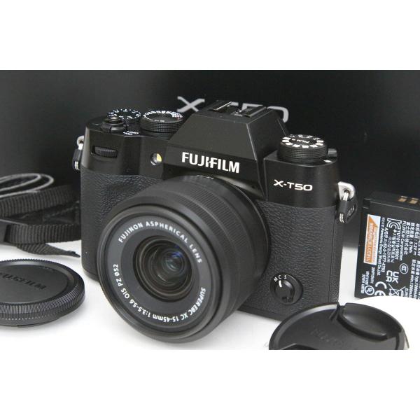 【全額返金保証】美品｜富士フイルム FUJIFILM X-T50 XC15-45mmレンズキット [...
