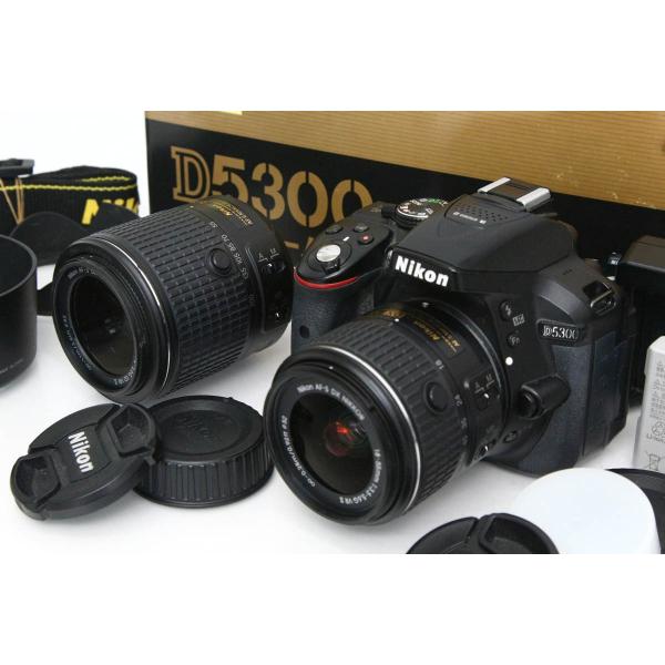 お買い得品｜ニコン D5300 ダブルズームキット2 [ブラック] CA01-R5851-2S4