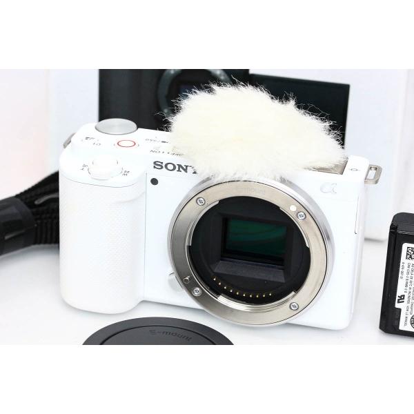 【全額返金保証】美品｜ソニー VLOGCAM ZV-E10 ボディ [ホワイト] CA01-R603...