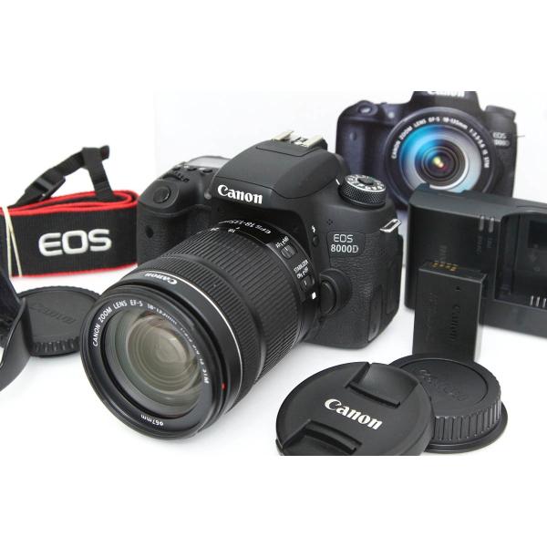 【全額返金保証】並品｜キヤノン EOS 8000D EF-S18-135 IS STM レンズキット...