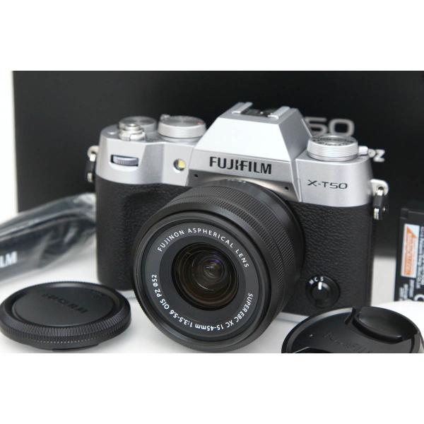 【全額返金保証】極美品｜富士フイルム FUJIFILM X-T50 XC15-45mmレンズキット ...