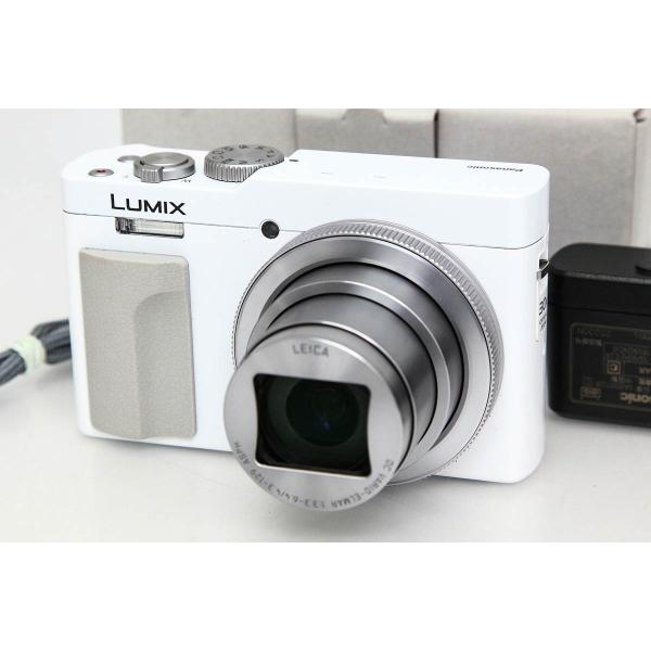 【全額返金保証】美品｜パナソニック LUMIX DC-TZ99-W [ホワイト] CA01-R659...