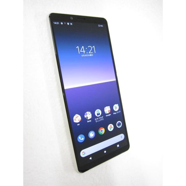 中古 SONY Xperia10 II マークツー 64GB ホワイト SOV43 auロック解除済...