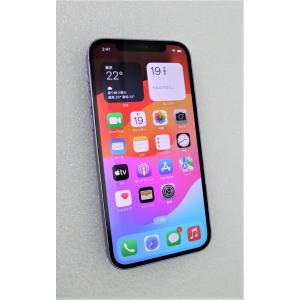 中古 Apple iPhone12 128GB パープル MJNJ3J/A SIMフリー ネットワーク利用制限△判定