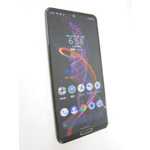 中古 SHARP AQUOS R5G 256GB ブラックレイ 908SH SIMフリー ※難あり