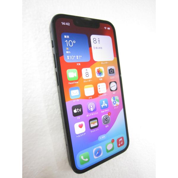 中古 Apple iPhone13 mini 128GB ミッドナイト MLJC3J／A SIMフリ...