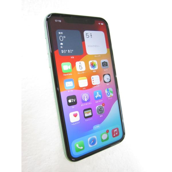 中古 Apple iPhone11 128GB グリーン MWM62J／A SIMフリー ネットワー...