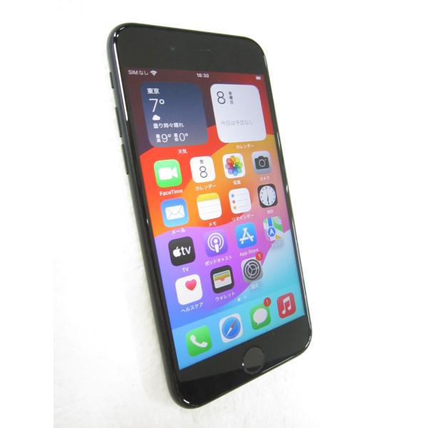 中古 Apple iPhone SE 第3世代 64GB ミッドナイト MMYC3J／A SIMフリ...