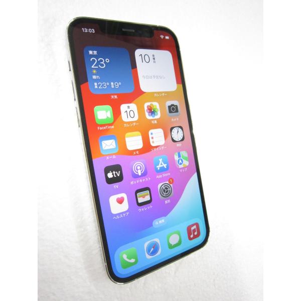 中古 Apple iPhone12 Pro 256GB シルバー MGMA3J／A SIMフリー ネ...