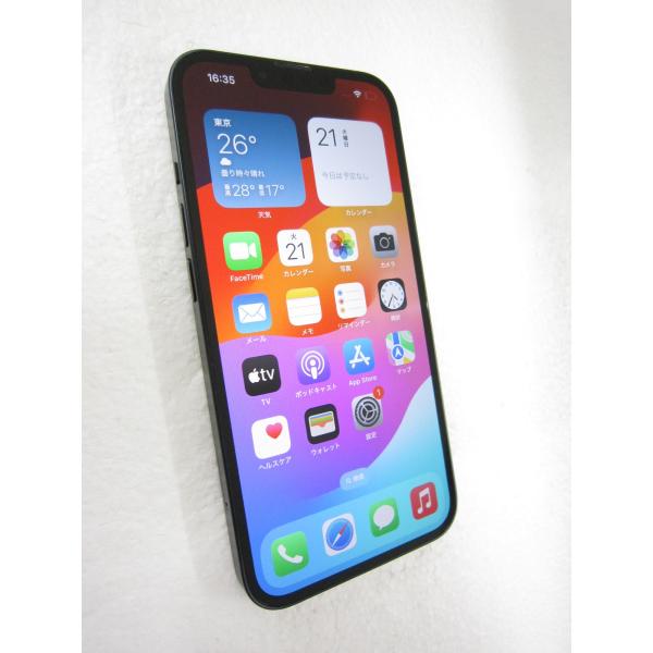 中古 Apple iPhone13 128GB ミッドナイト MLNC3J／A SIMフリー ネット...