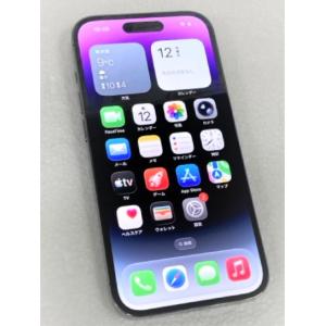 中古 Apple iPhone14 Pro 256GB ディープパープル MQ1E3J／A SIMフリー