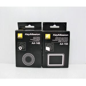 Nikon ニコン KeyMission 170用 レンズプロテクター AA-14B + 水中用レンズプロテクター AA-15B セット