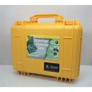 展示使用品 中型防水ハードケース PELICAN ペリカン 1450 CASE イエロー