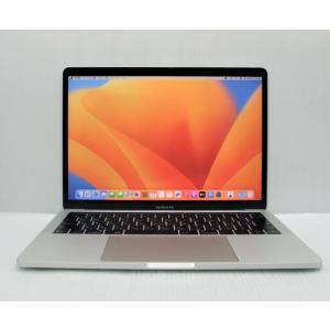 中古 Apple MacBook Pro 13inch 2018 Four Thunderbolt 3 ports シルバー Corei7-2.70GHz/MacOS13.5.1/バッテリ消耗/USB-C電源アダプタ・充電ケーブル欠品｜akiba-yushop
