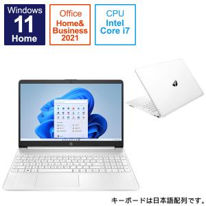 中古未開封品 ノートパソコン HP 15s-fq5044TU 6F8T9PA-AAAB ピュアホワイト Corei7-1255U/16GB-MEM/512GB-SSD/15.6inch/Windows11/Microsoft-Office Windowsノートの商品画像