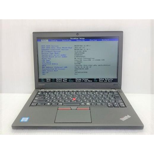 中古 モバイルノートパソコン Lenovo ThinkPad X260 20F5CT01WW Cor...