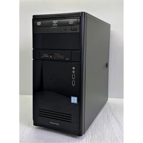 中古 ミニタワーデスクトップ FRONTIER FRMX110/B Corei7-7700/32GB...