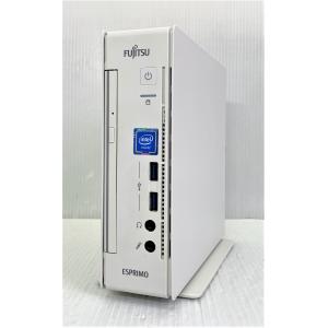 中古 コンパクトデスクトップ 富士通 ESPRIMO Q556/RW FMVB09033D Celeron-G3900T/8GB-MEM/DVD/OS無し/内蔵ストレージ欠品