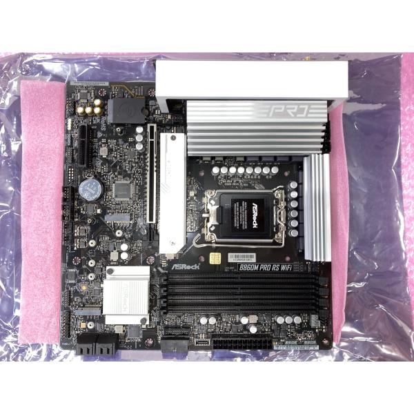 中古 ジャンクマザーボード ASRock B860M Pro RS WiFi ※CPUソケットにピン...