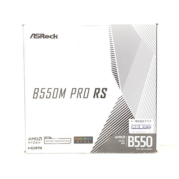 中古 マザーボード ASRock B550M Pro RS  MicroATX AMD AM4ソケッ...
