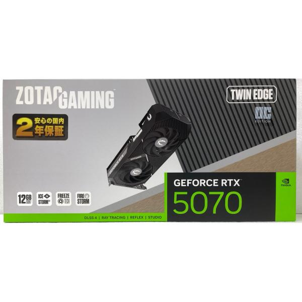 中古 グラフィックボード ZOTAC GAMING GeForce RTX 5070 Twin Ed...
