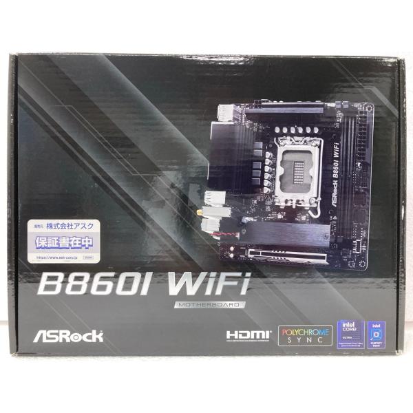 中古 マザーボード ASRock B860I WiFi B860IWiFi  Mini-ITX/LG...