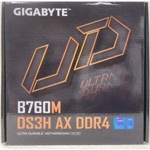 中古 マザーボード GIGABYTE B760M DS3H AX DDR4 Micro-ATX/Intel Socket LGA 1700：第 14 / 13 / 12 世代プロセッサー対応