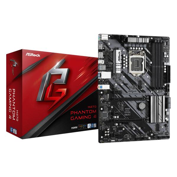 中古 マザーボード ASRock H470 Phantom Gaming 4 リファービッシュ品/A...