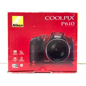 中古 デジタルカメラ Nikon コンパクトデジタルカメラ P610 レッド 1600万画素/光学60倍