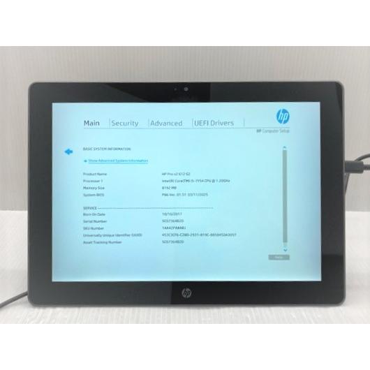 中古 2in1タブレットHP Pro x2 612 G2 1AA42PA#ABJ/3G Corei5...