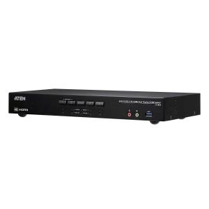 VKMスイッチ ATEN 4ポート HDMIデュアルディスプレイ KVMPスイッチ CS1844