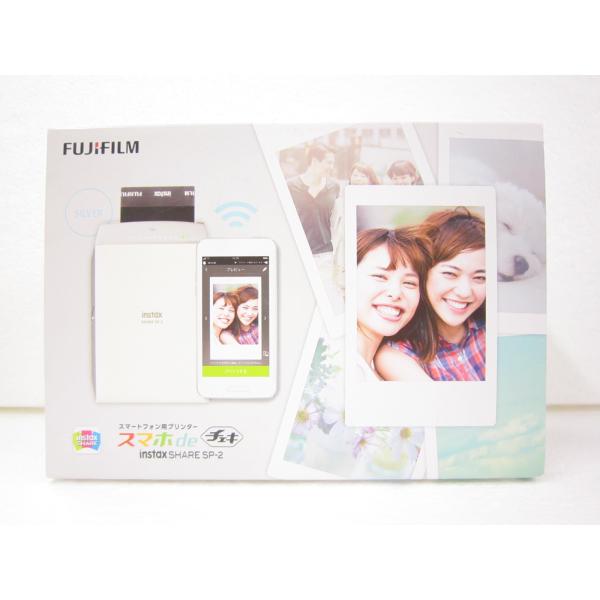 中古 スマートフォン用プリンター FUJIFILM スマホdeチェキ instax SHARE SP...