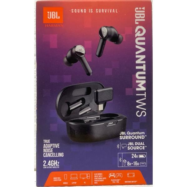 中古 ワイヤレスイヤホン JBL Quantum TWS ※充電ケースに難あり