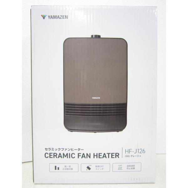 中古未使用品 暖房器具 YAMAZEN セラミックファンヒーター HF-J126-GG