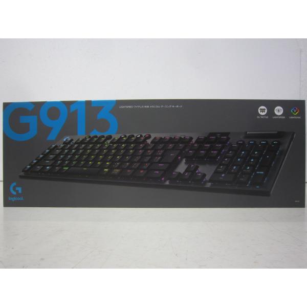中古未使用品 ゲーミングキーボード Logicool G913 LIGHTSPEED Wireles...