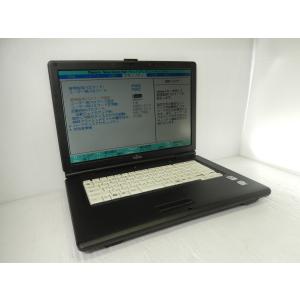 中古 A4ノートパソコン 富士通 FMV-A8270 FMVNA8HEC Core2Duo-P8400/2GB-MEM/80GB-HDD/DVD-ROMドライブ/15.4inchW/無線非搭載/OSなし