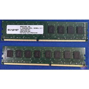 SUNEAST> DDR3L-12800(1600)/8GB/DT (1.35V-1.5V両対応)