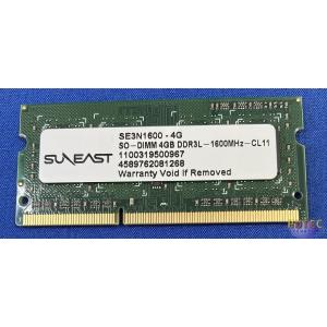 SUNEAST> DDR3L-12800(1600)/4GB/NOTE (1.35V-1.5V両対応)｜akibado