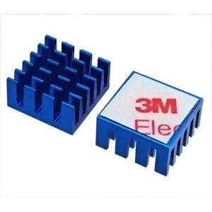 アルミ製ヒートシンク W15mmxD15mmxH...の商品画像