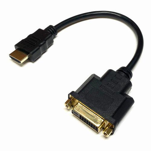 SSA DVI-D(メス)-HDMI(オス)変換ケーブル 15cm HDDVID-15HG