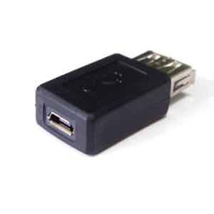 【SSA】microUSB（メス） - USB A（メス） microUSB変換コネクタ 【SMCF-UAF】｜akibahobby