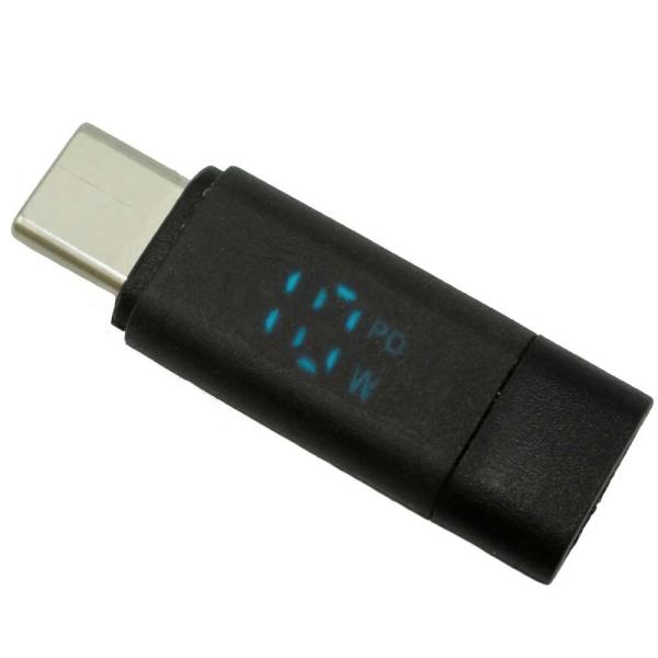 SSA PD100W対応 Type-C PD/Wチェッカー STCM-TCFC