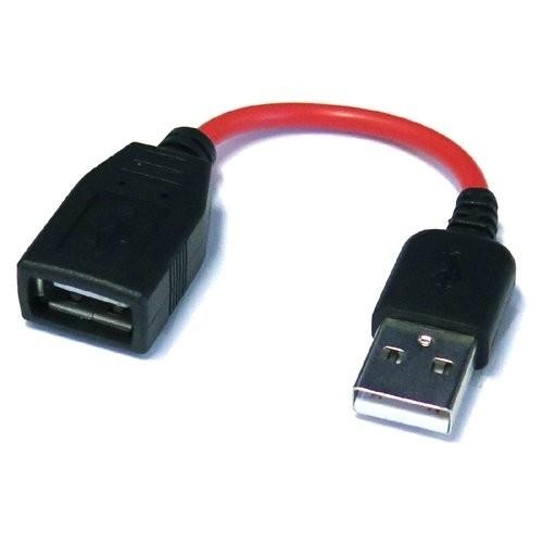 【SSA】USB A（オス） - USB A（メス） 延長ケーブル 5cm 【SU2-AA05R】